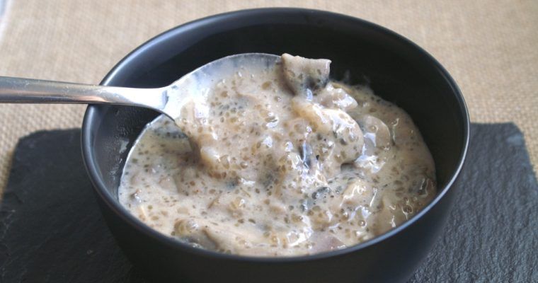 crema de champiñones