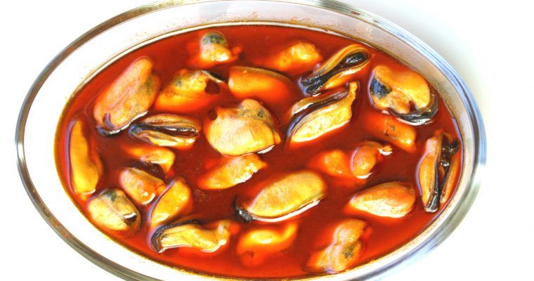 homemade pickled mussels
