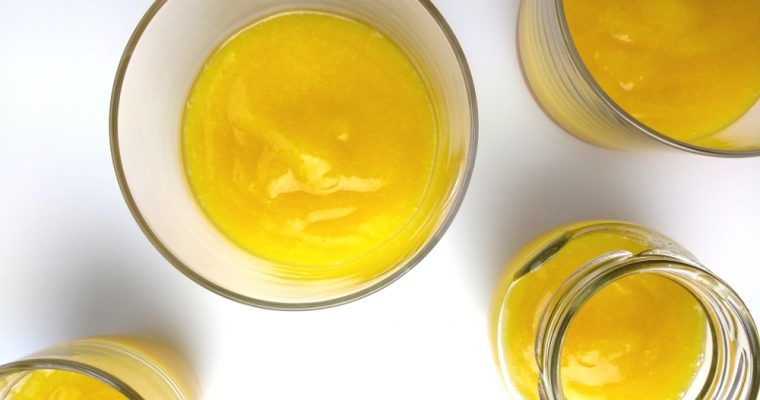 agar agar mango jelly