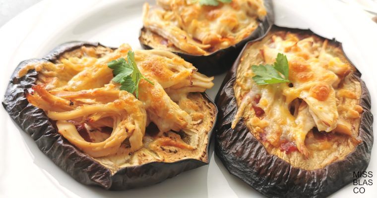 bocaditos de berenjena y pollo