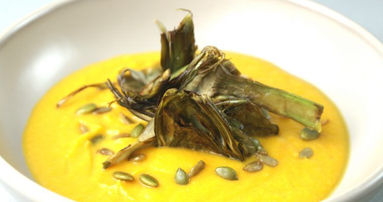 pumpkin artichoke soup