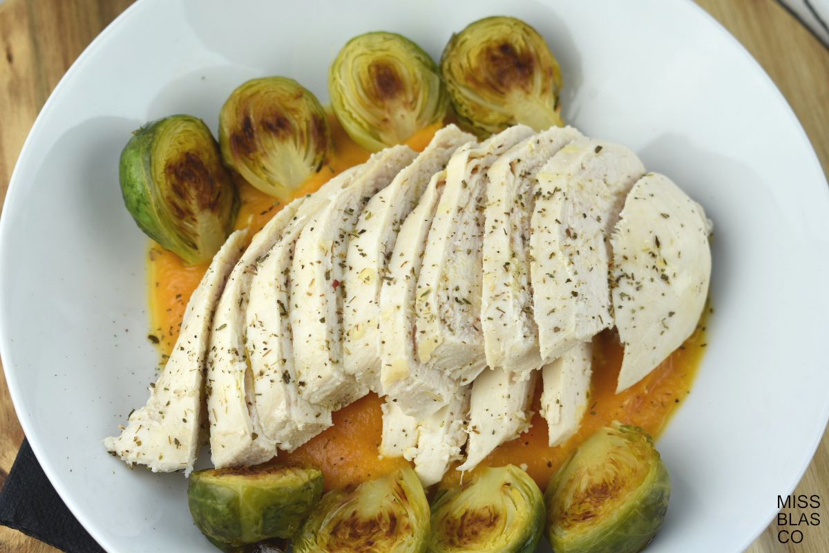 italian herb steamed chicken