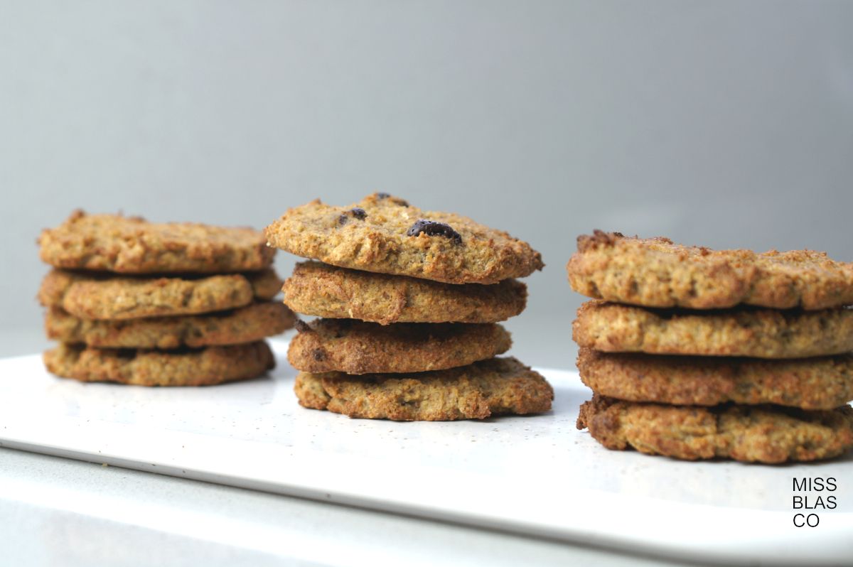 sugar free almond okara cookies