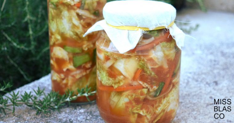 verduras fermentadas