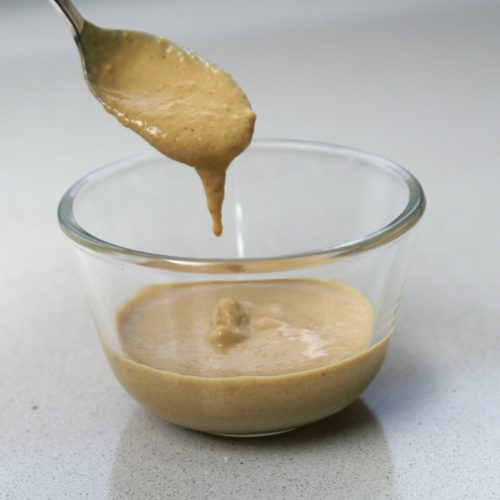 aliño de tahini y limon