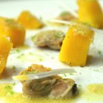 mango and clam salad