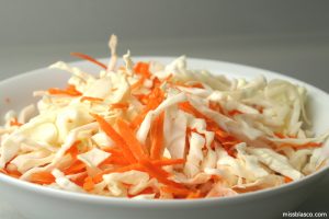 coleslaw sin azúcar