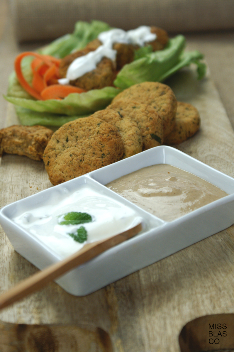 healthy baked falafel