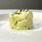 ensalada de huevo y aguacate