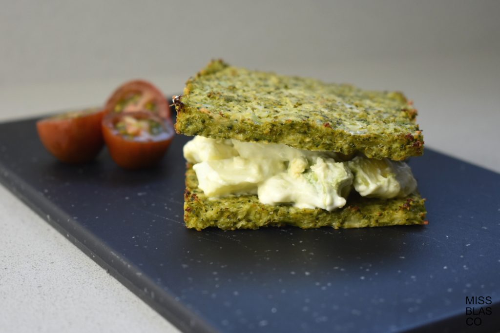 Gluten-Free Broccoli Dough sandwich