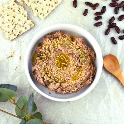 hummus de alubias rojas