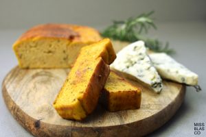 bizcocho de calabaza salado