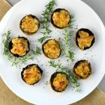 champiñones gratinados