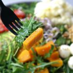 ensalada de colores con calabaza