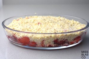 crumble de fresones
