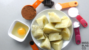 ingredientes brownie boniato