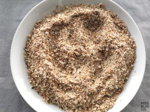 Ingredientes cracker de semillas