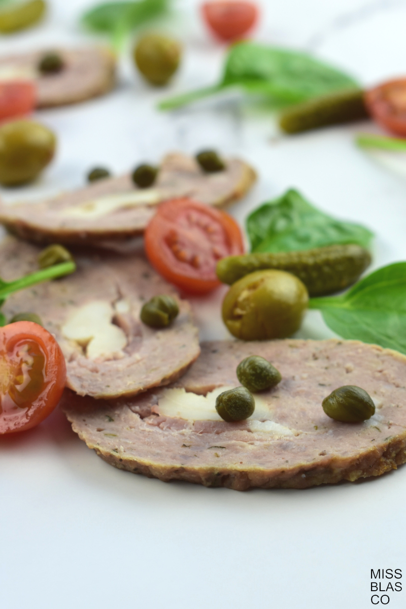 homemade deli meat abd capers