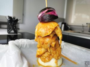 shawarma de pollo cruda