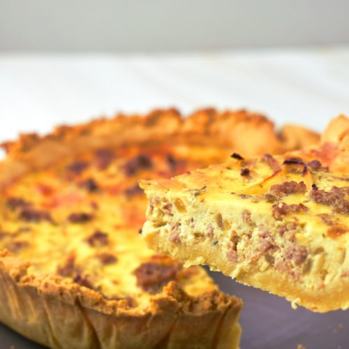 quiche de carne paleo