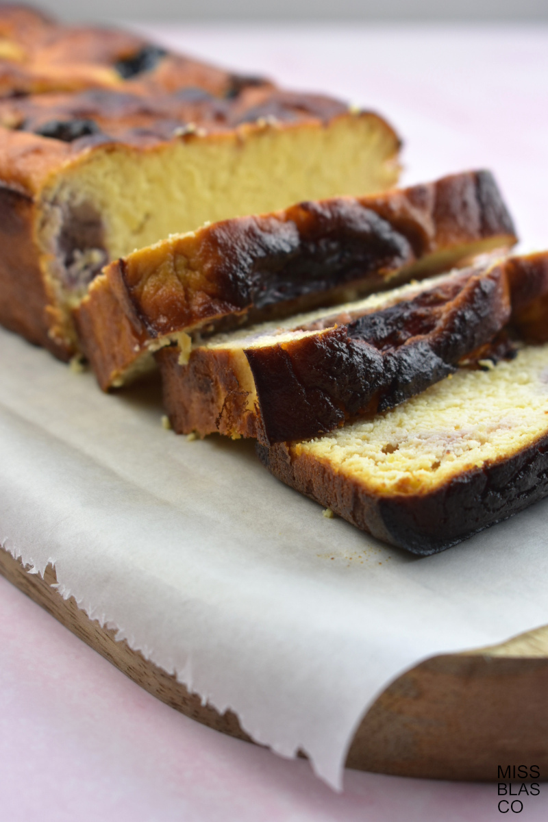 sugar-free blueberry sponge cake