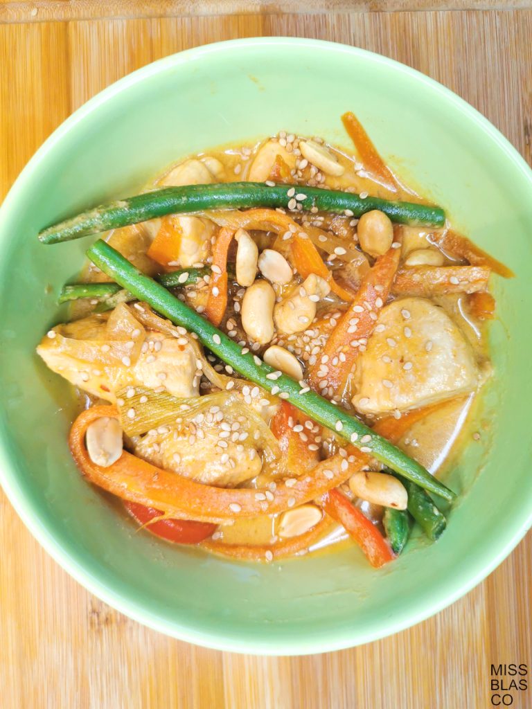 red curry chicken